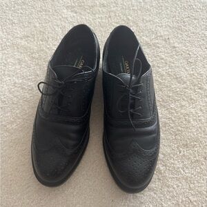 Oakton Black Leather dress Shoes